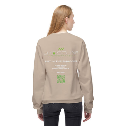 Crewneck Sweatshirt — Ghostline Neon Logo Minimalist Streetwear