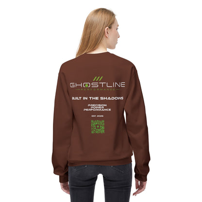 Crewneck Sweatshirt — Ghostline Neon Logo Minimalist Streetwear