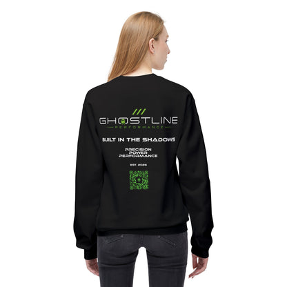Crewneck Sweatshirt — Ghostline Neon Logo Minimalist Streetwear