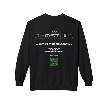 Crewneck Sweatshirt — Ghostline Neon Logo Minimalist Streetwear